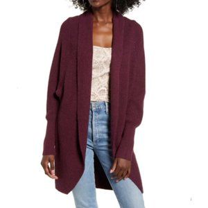Leith Women Dolman Long Sleeve Open Cardigan Soft